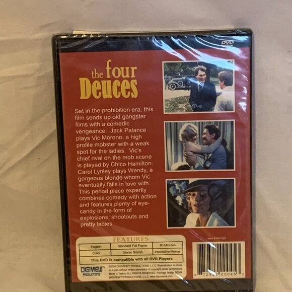 The Four Deuces [Slim case] DVD Jack Palance, Carol Lynley, Warren Berlinger - Picture 2 of 2